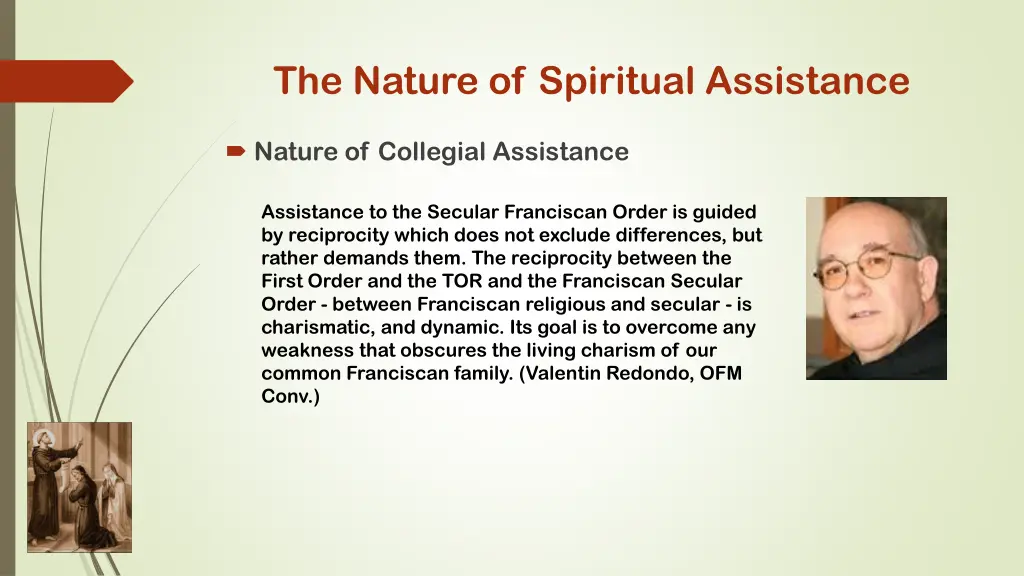 the nature of spiritual assistance 27