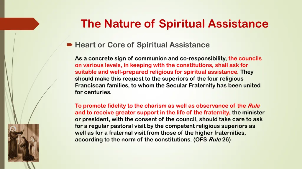 the nature of spiritual assistance 6