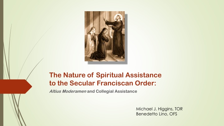 the nature of spiritual assistance to the secular