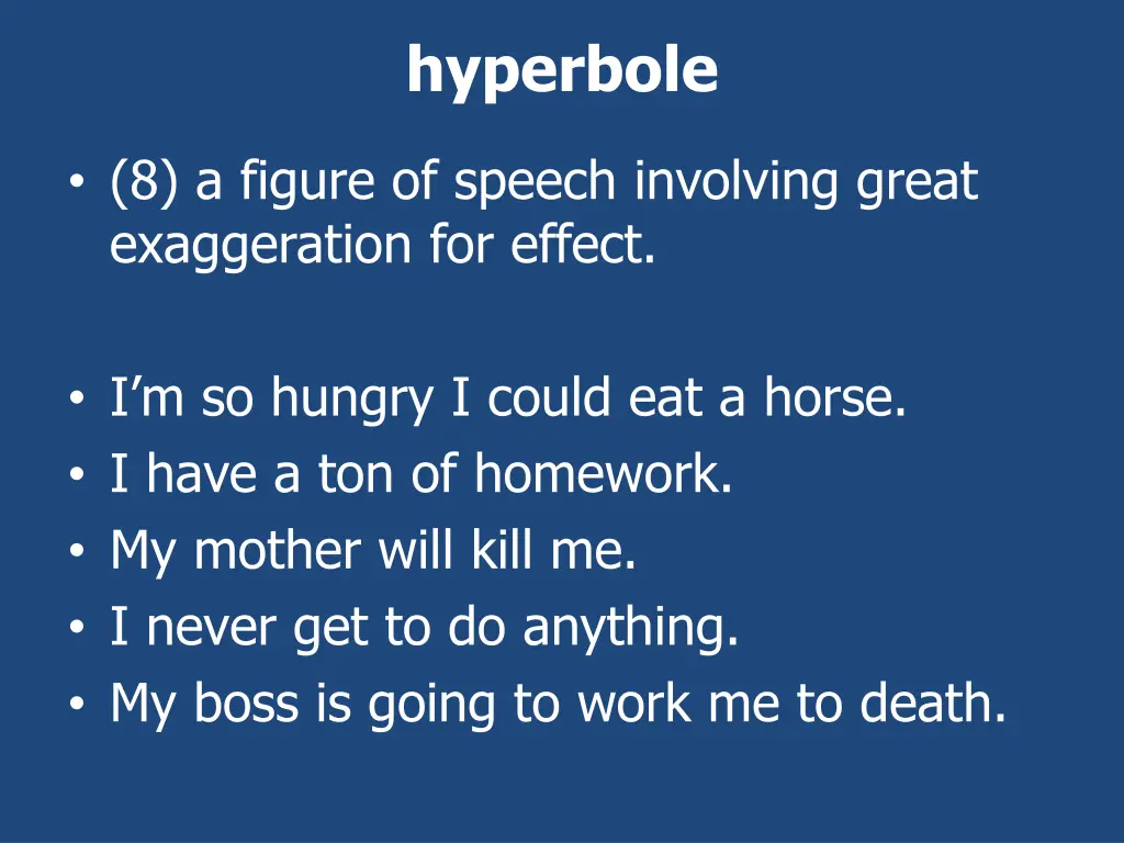 hyperbole