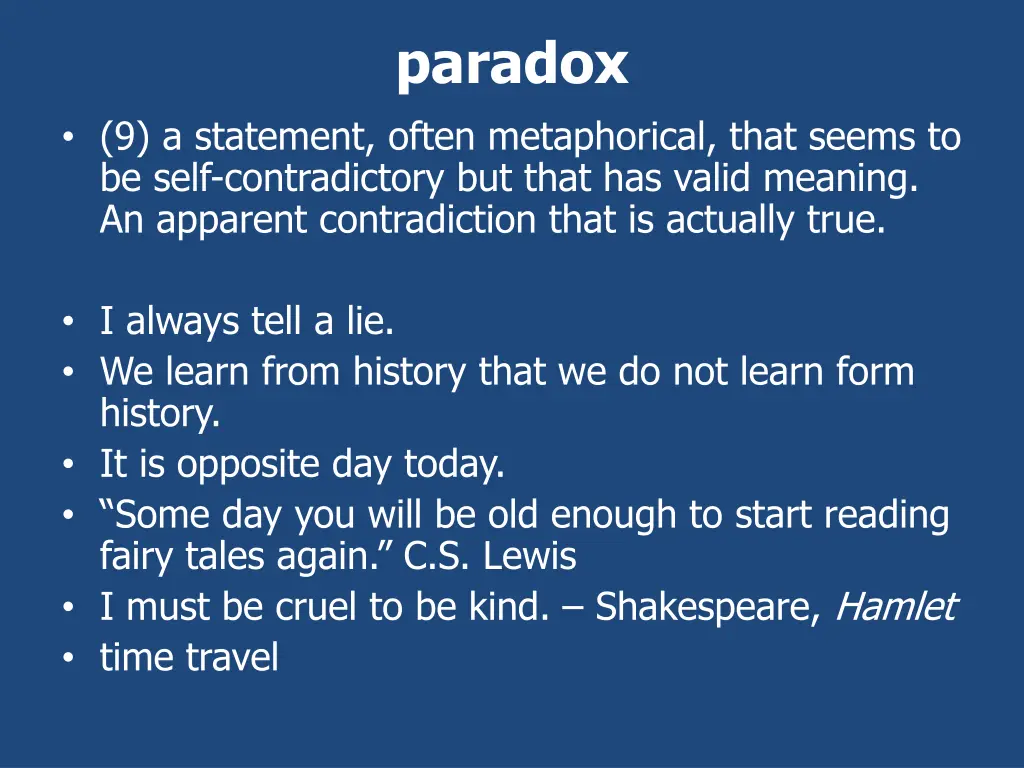 paradox