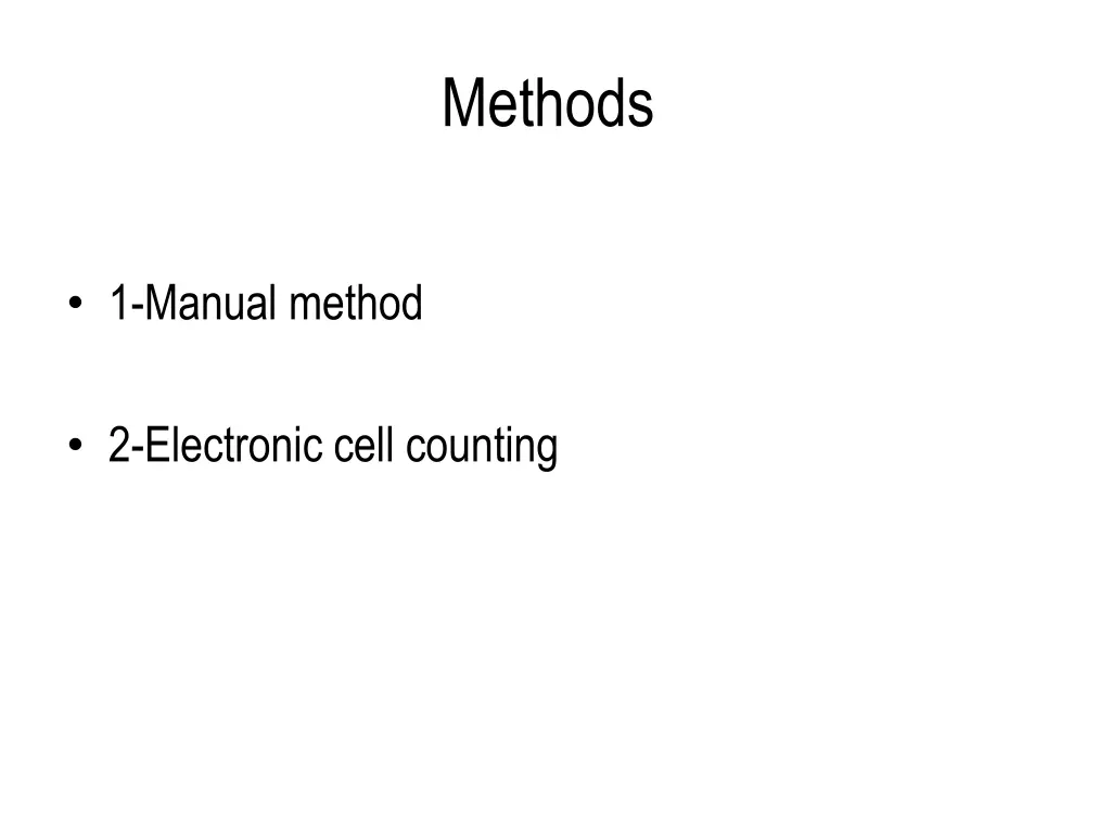 methods