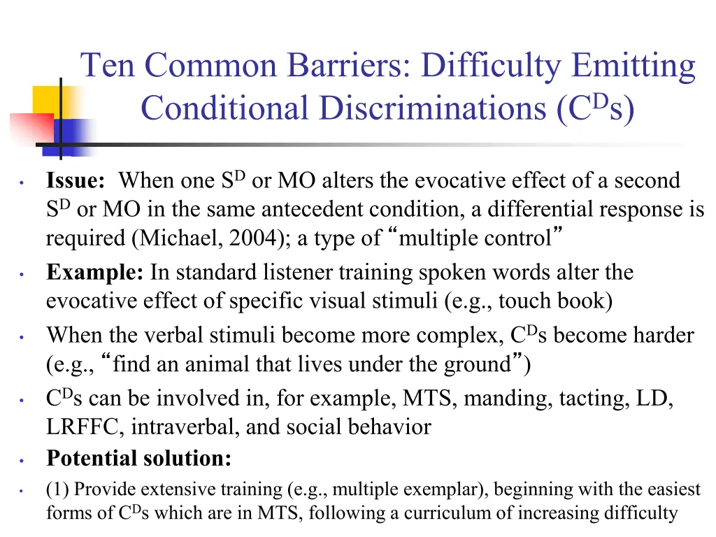 ten common barriers difficulty emitting