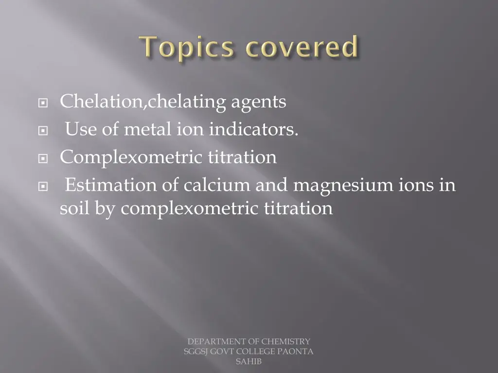 chelation chelating agents use of metal