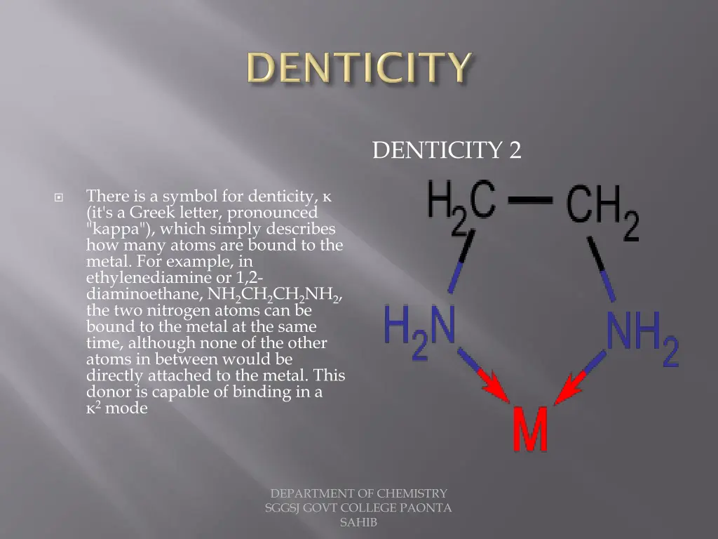 denticity 2