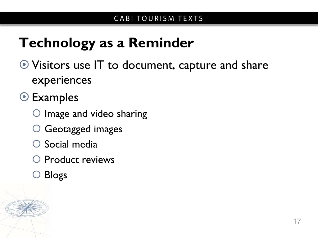 technology as a reminder