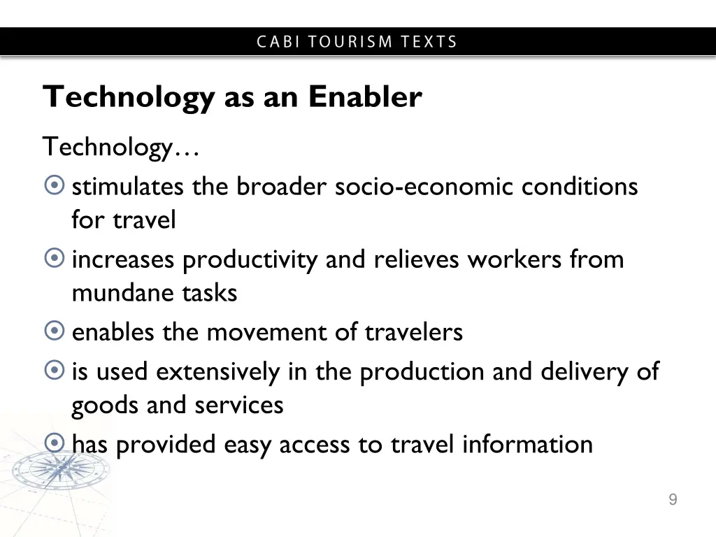 technology as an enabler