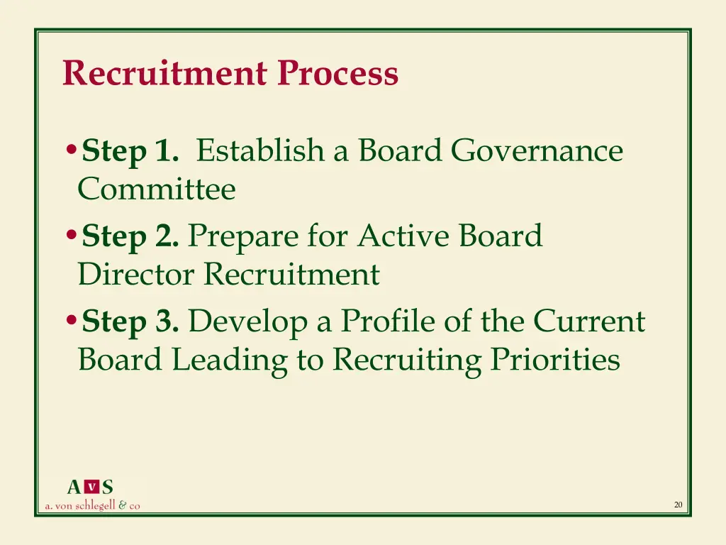 recruitment process