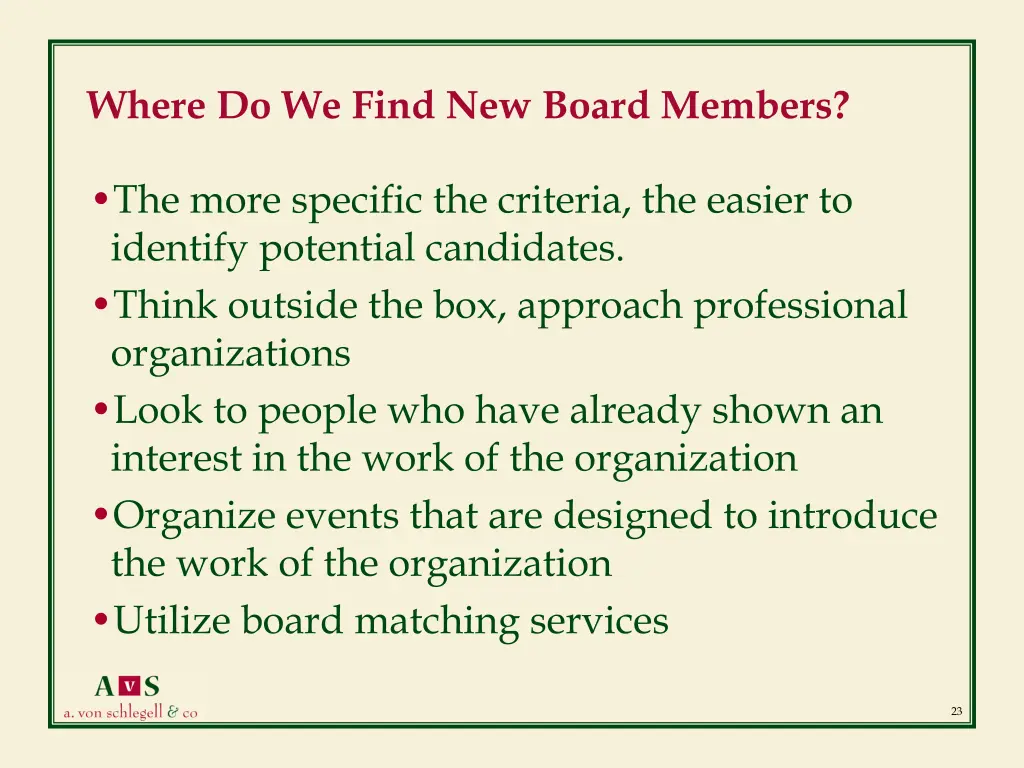 where do we find new board members