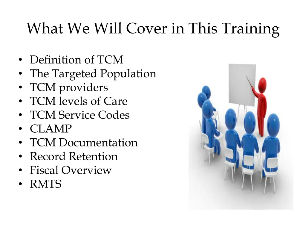 what we will cover in this training