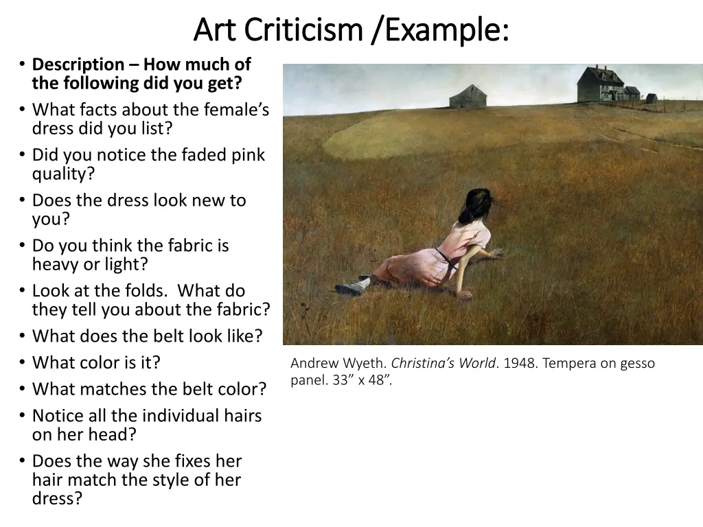 art criticism example art criticism example 1