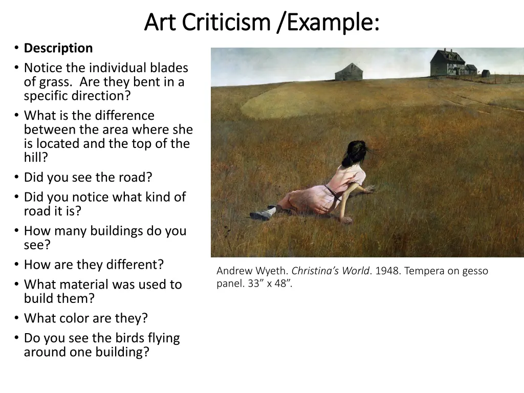 art criticism example art criticism example 3