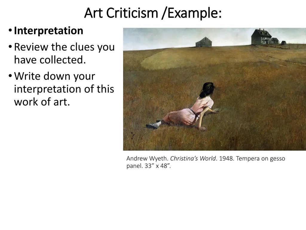 art criticism example art criticism example 6