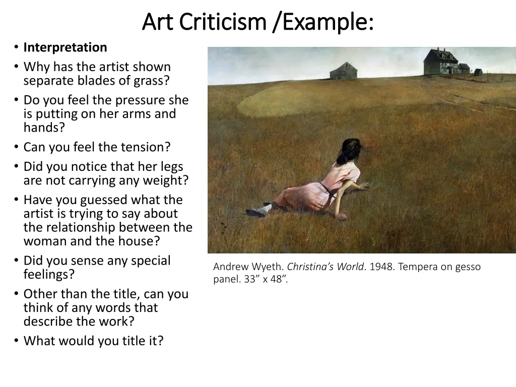 art criticism example art criticism example 8