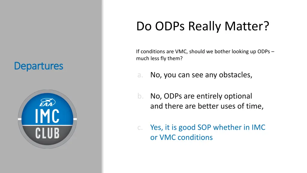 do odps really matter 1