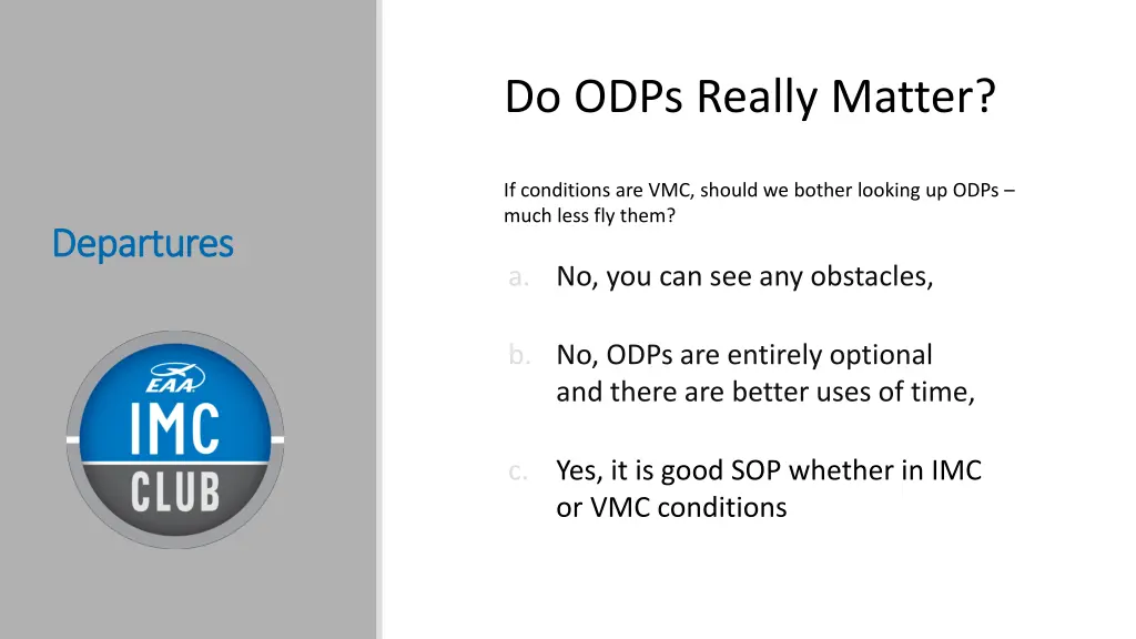 do odps really matter