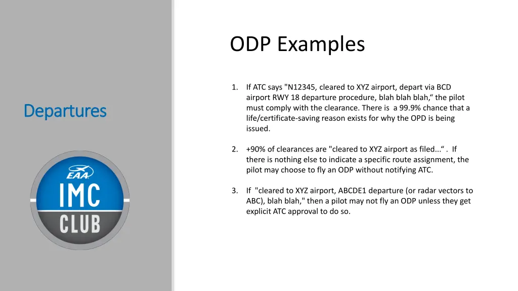 odp examples