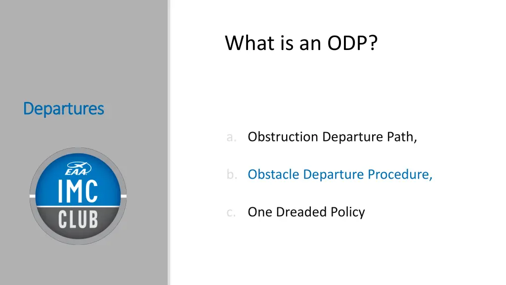 what is an odp 1