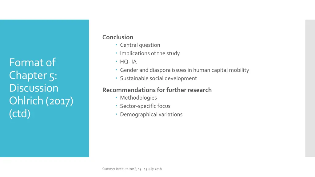 conclusion central question implications