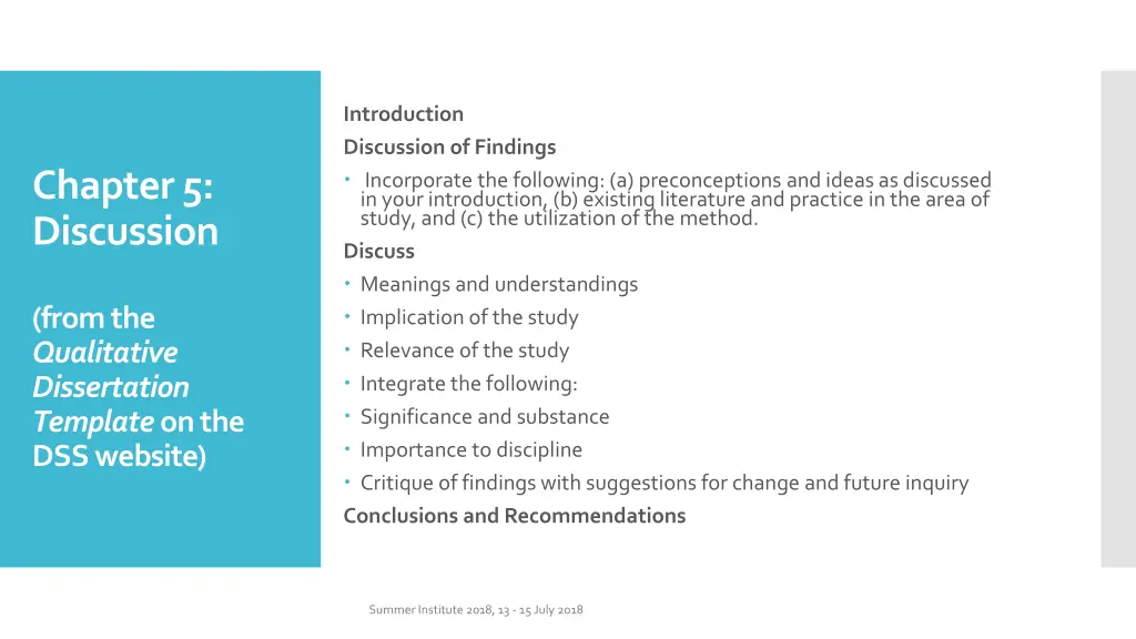 introduction discussion of findings incorporate