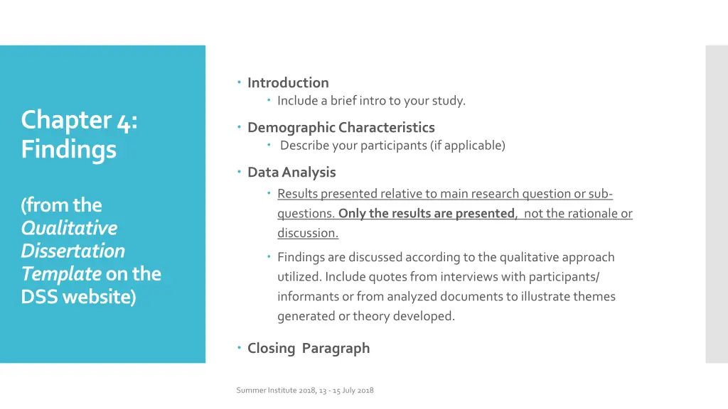 introduction include a brief intro to your study