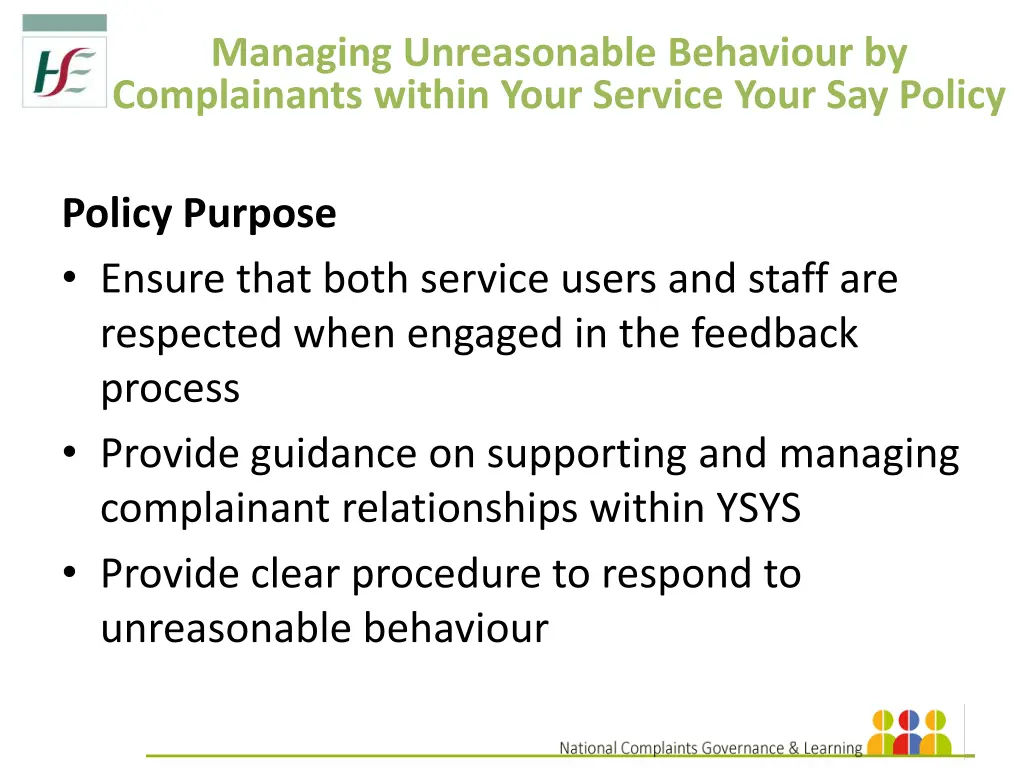 managing unreasonable behaviour by complainants 4