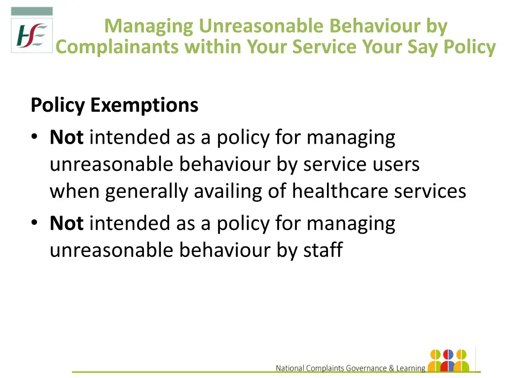 managing unreasonable behaviour by complainants 5