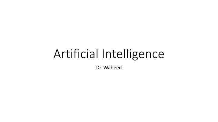 artificial intelligence