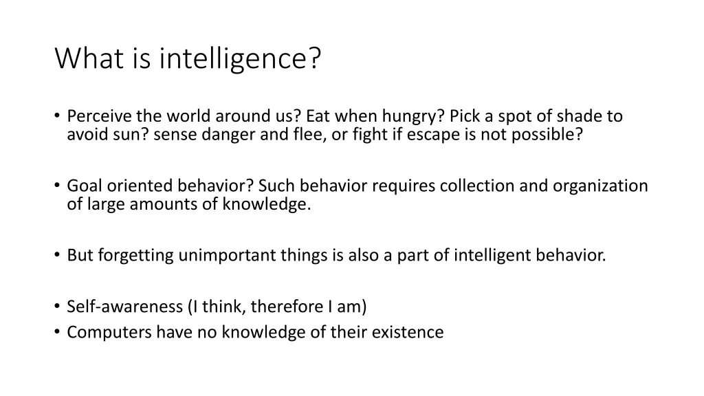 what is intelligence