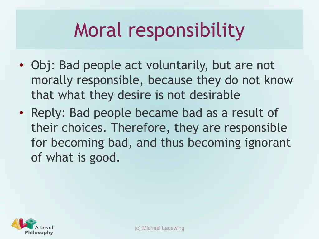 moral responsibility