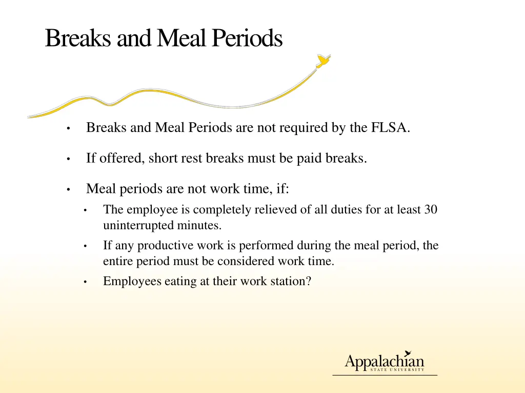 breaks and meal periods