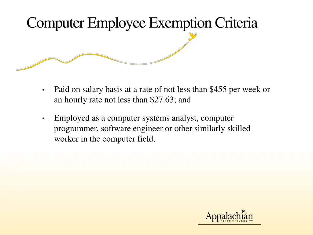 computer employee exemption criteria