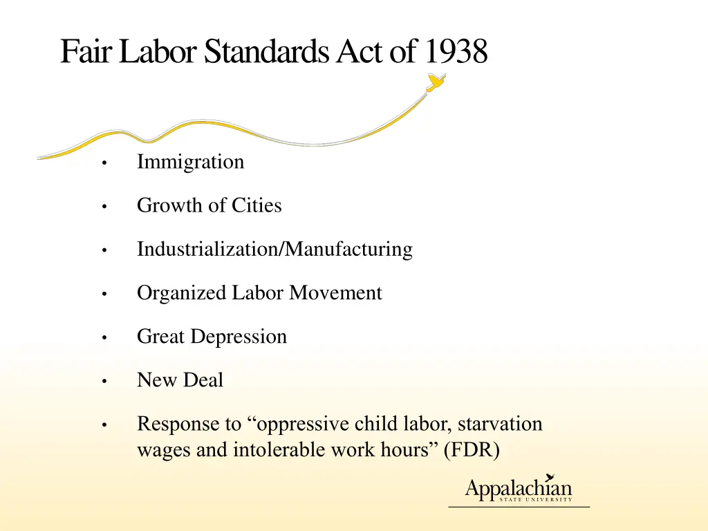 fair labor standards act of 1938