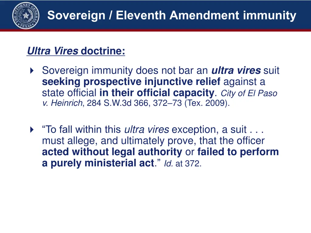 sovereign eleventh amendment immunity 9