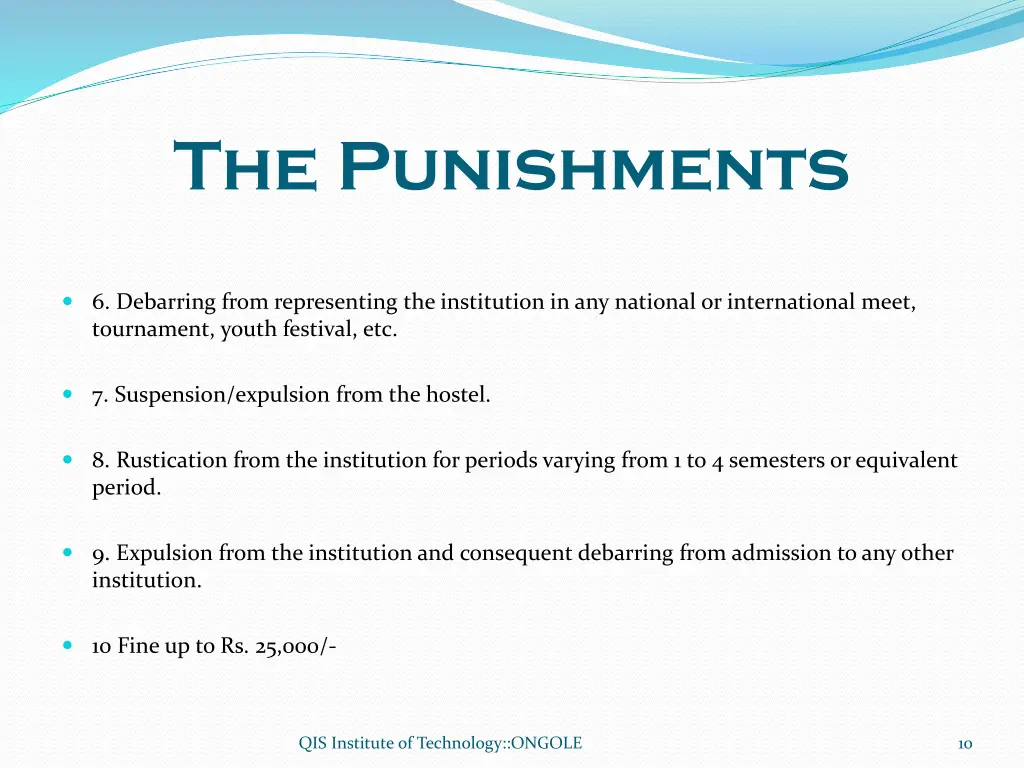 the punishments 1