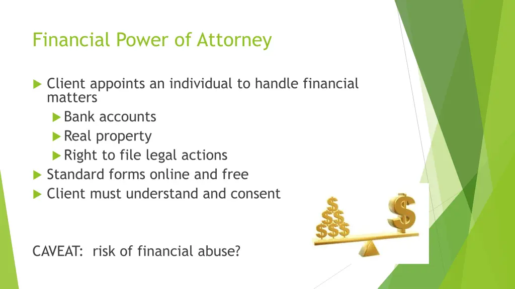 financial power of attorney