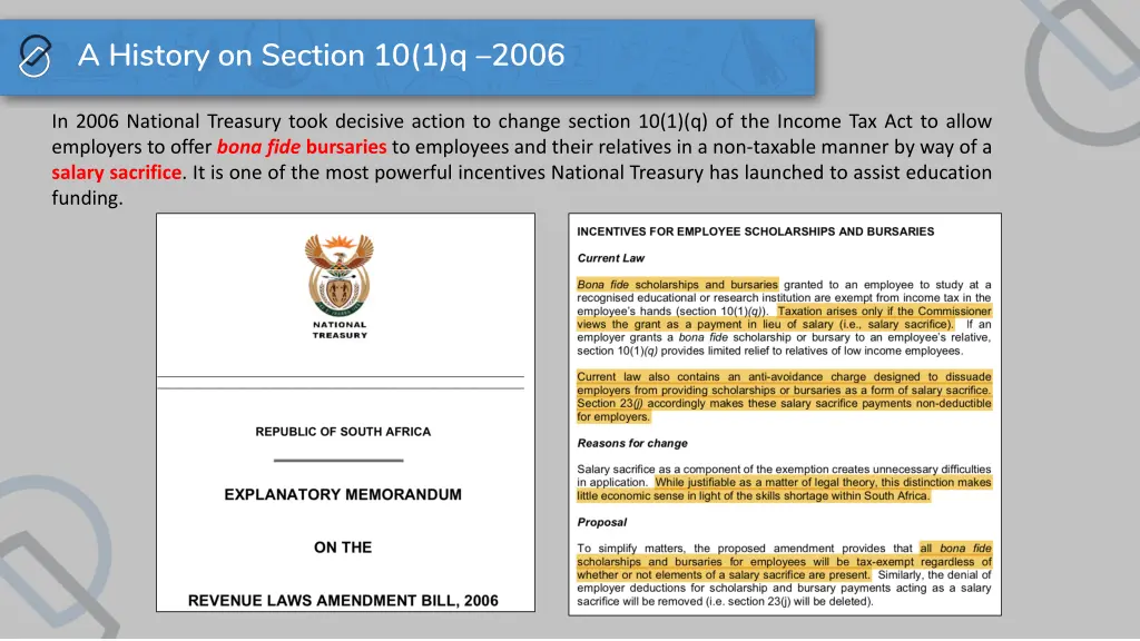 a history on section 10 1 q 2006