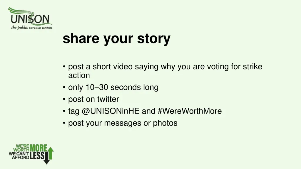 share your story