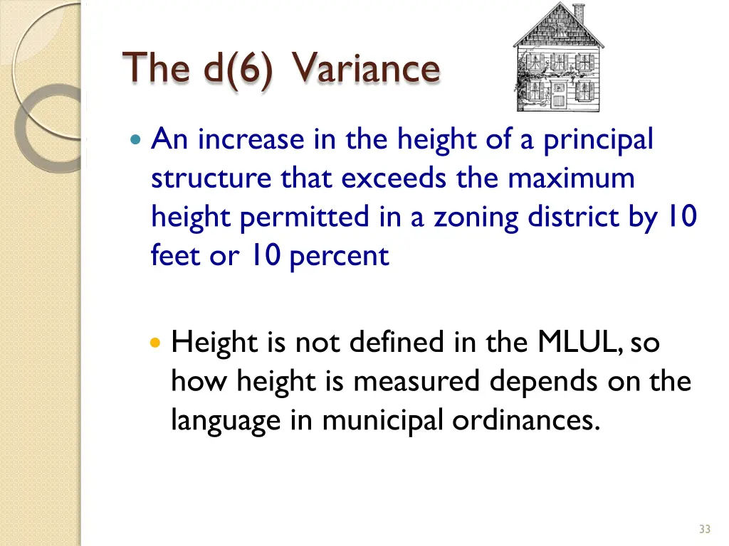 the d 6 variance