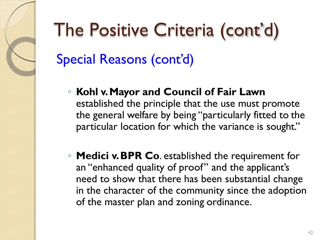 the positive criteria cont d 3