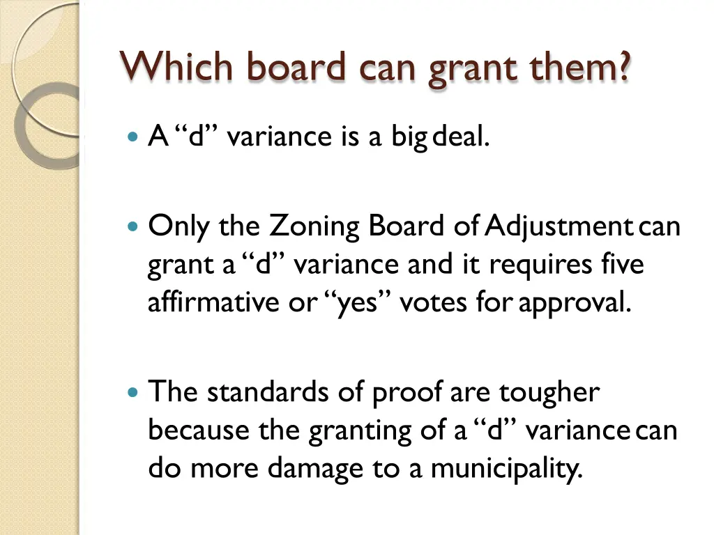 which board can grant them