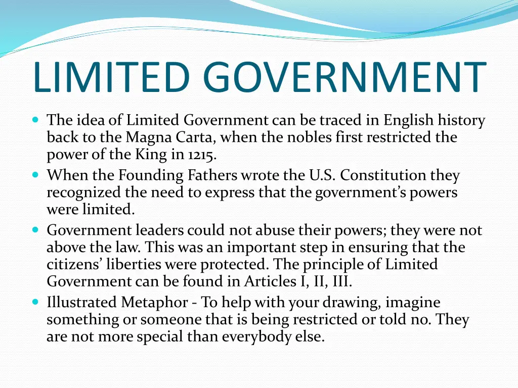 limited government 1