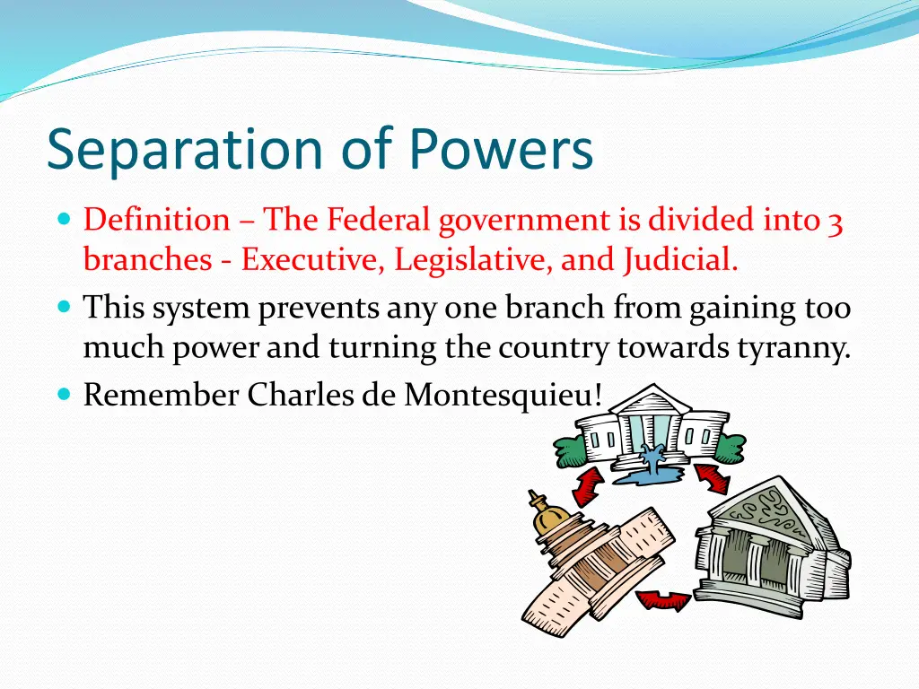 separation of powers