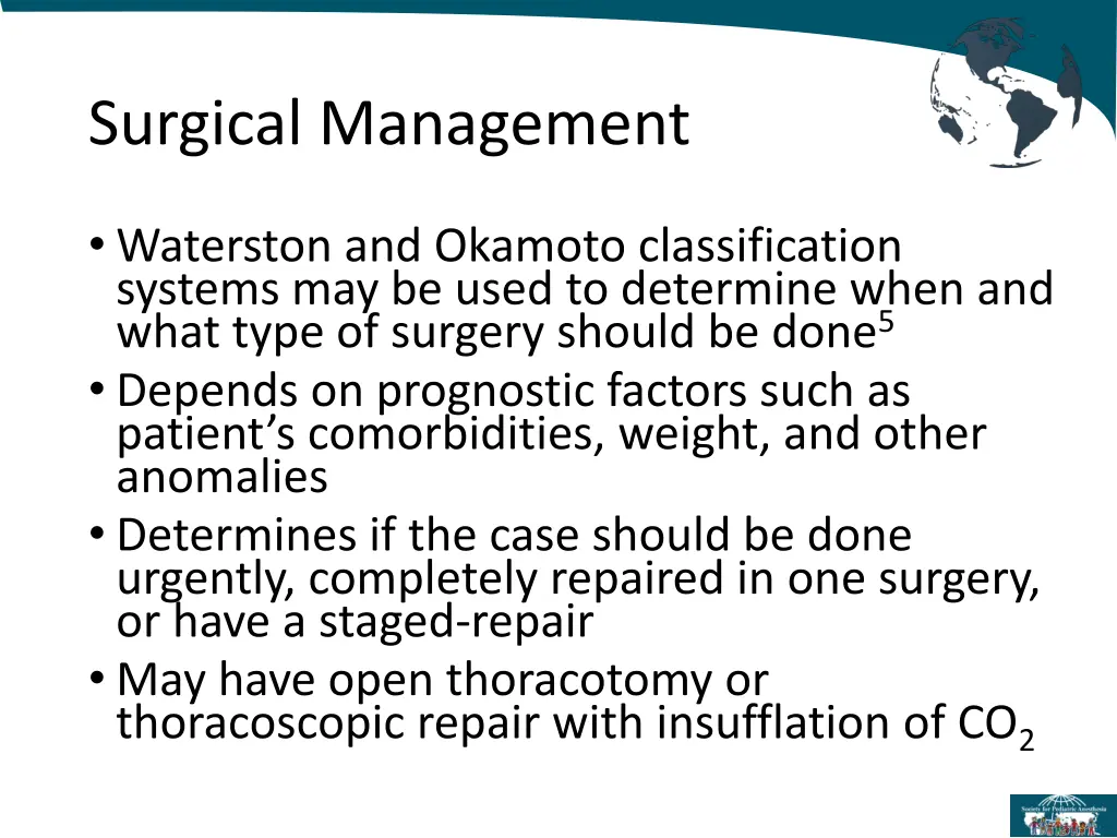 surgical management