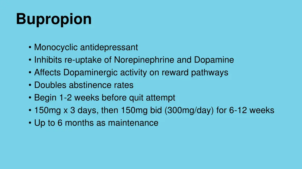 bupropion