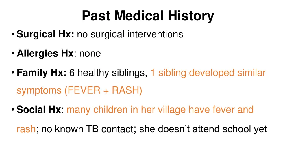 past medical history 1