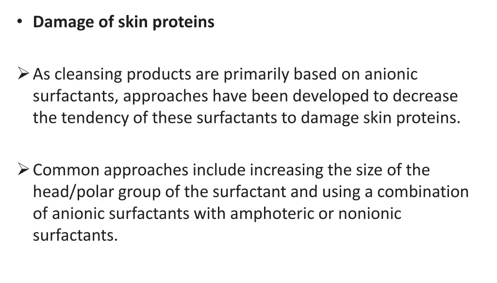 damage of skin proteins 1