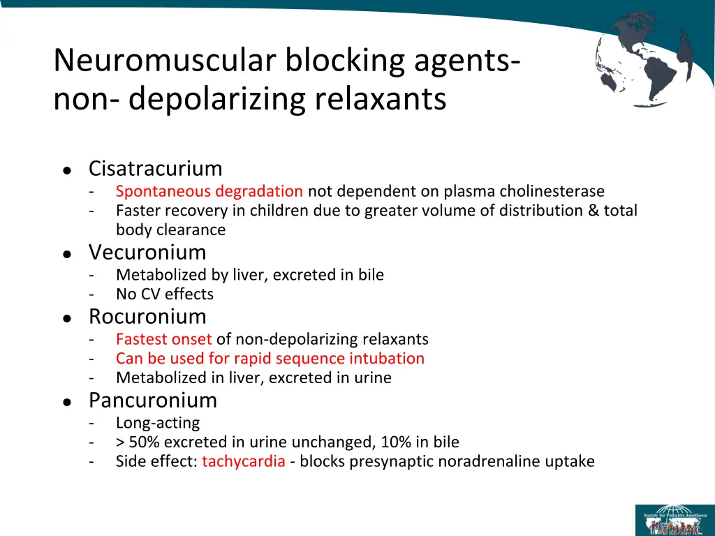 neuromuscular blocking agents non depolarizing