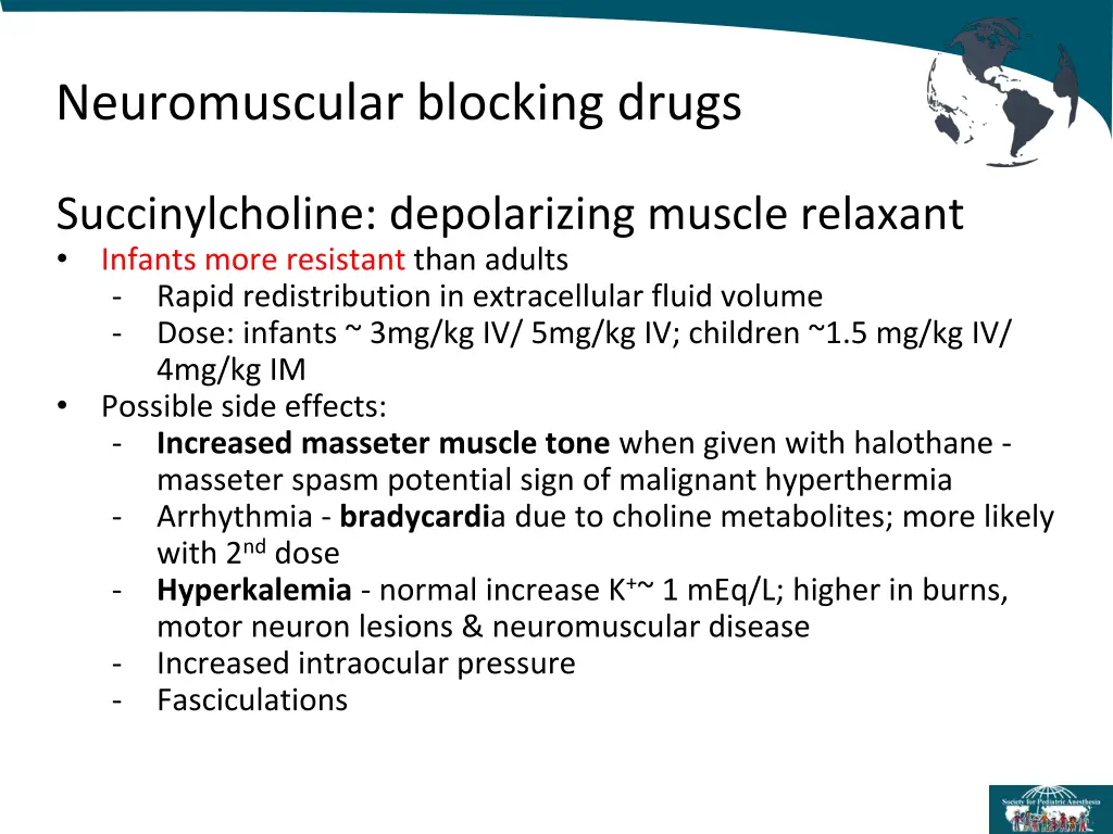 neuromuscular blocking drugs