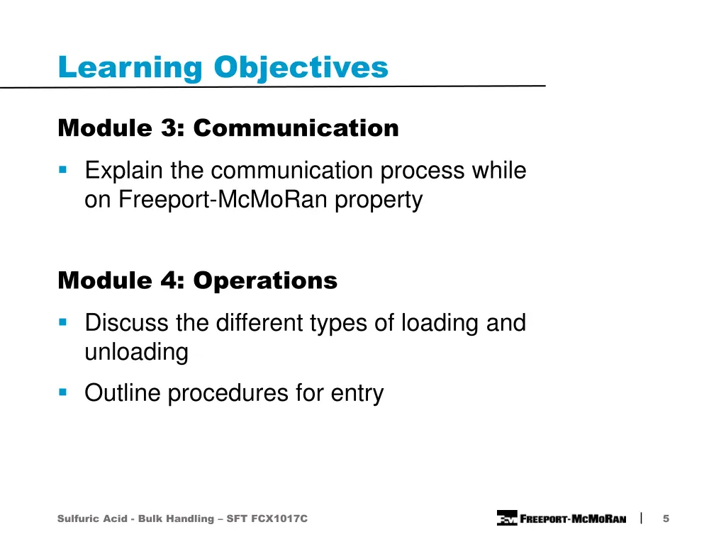 learning objectives 1